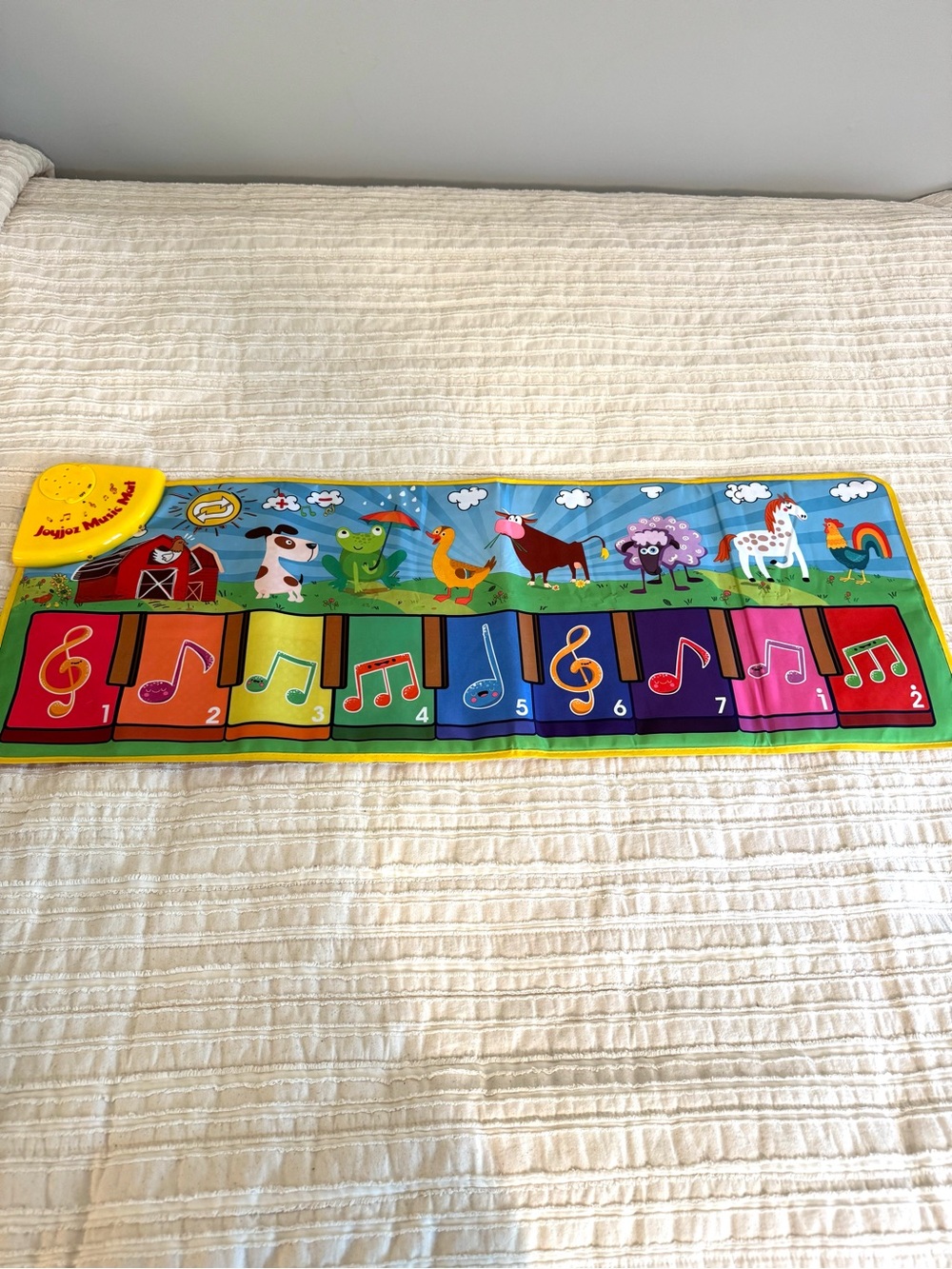 Kids Musical Piano Mat Toy Interactive Dance Play Mat w Sounds Animals Education